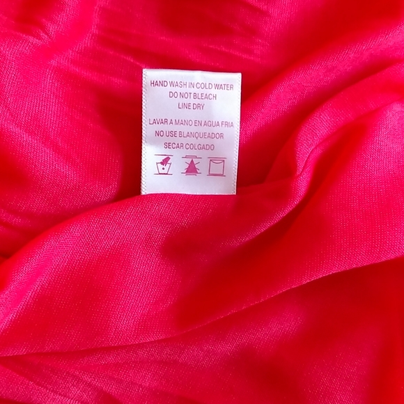 Annabelle orange strapless peasant dress SzM - Picture 8 of 8